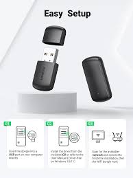 USB Wifi Băng tần kép 5G & 2.4G 650Mpbs Ugreen 20204 chính hãng