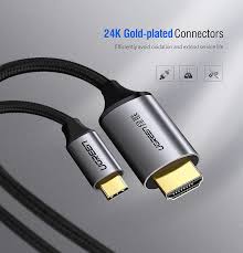 Cáp chuyển USB C to HDMI dài 1,5m hỗ trợ 4K 2K @60Hz Ugreen 50570