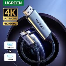 Cáp chuyển USB C to HDMI dài 1,5m hỗ trợ 4K 2K @60Hz Ugreen 50570