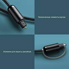 Cáp Âm Thanh Audio Quang Toslink UGREEN AV122 giao thức S/PDIF, hỗ trợ Dolby 7.1 kênh