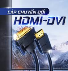 Cáp Chuyển HDMI sang DVI-D 24+1 UGREEN HD106 hỗ trợ hai chiều dài từ 1m-5m