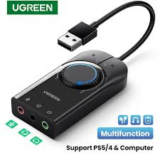 Bộ USB Sound Card – USB 2.0 ra Loa Cao Cấp Ugreen 40964
