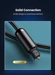 Cáp Âm Thanh Audio Quang Toslink UGREEN AV122 giao thức S/PDIF, hỗ trợ Dolby 7.1 kênh