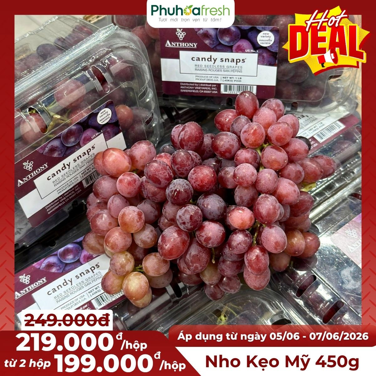 Nho kẹo USA