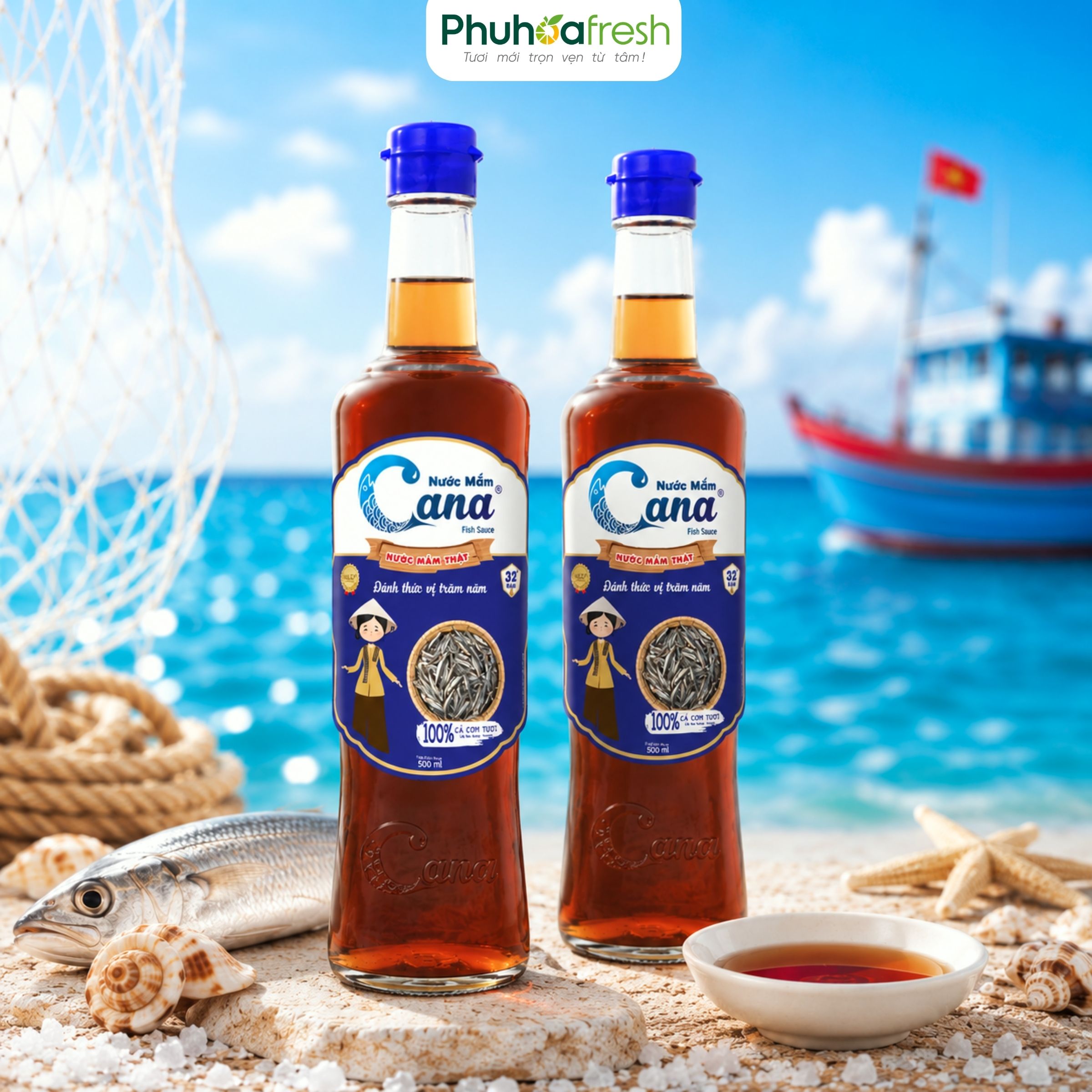 Nước Mắm Cana 42 độ đạm 500ml