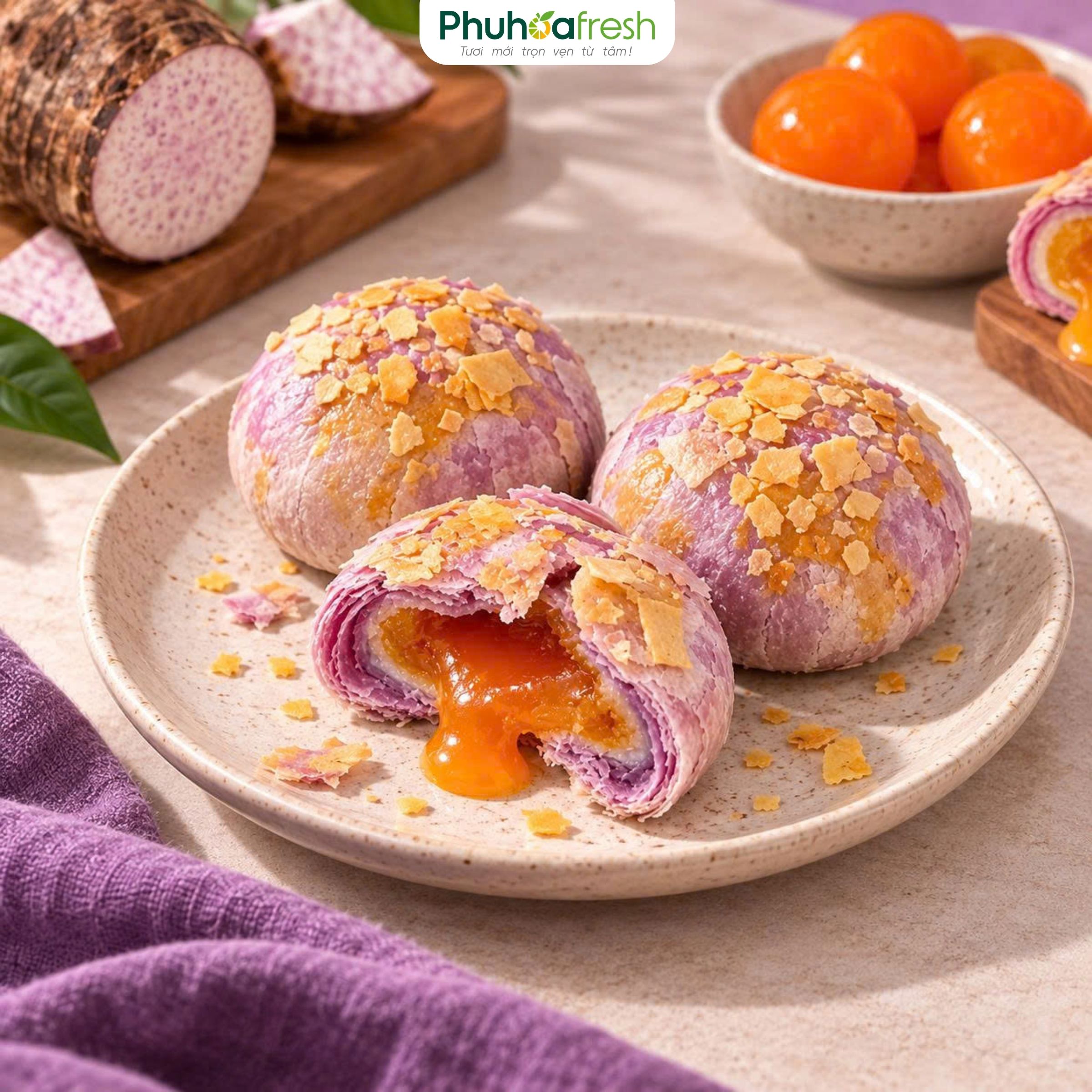 Bánh Trứng Chảy Khoai Môn Pamiriter 320g