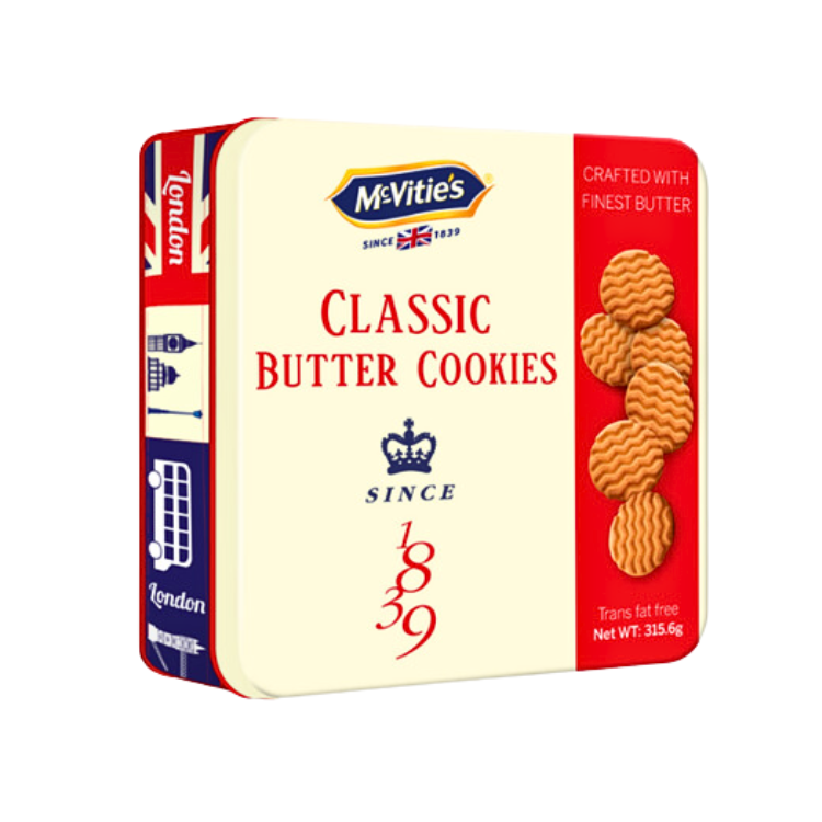 Bánh Quy Bơ McVitie’s Classic Butter Cookies - Hộp 315.6Gram