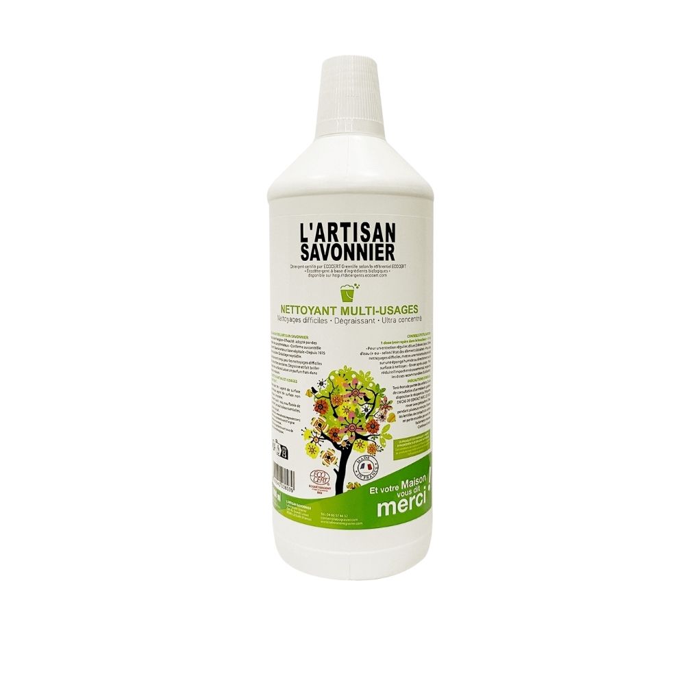 Tẩy rửa đa năng hữu cơ nhiều bề mặt Artisan Savonnier 1L