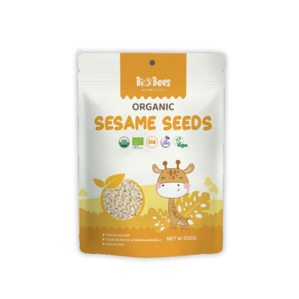 Hạt vừng/mè hữu cơ 200gr - BioBees
