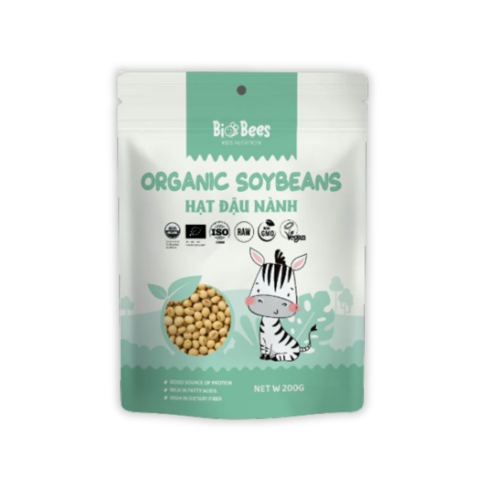 Hạt đậu nành hữu cơ 200gr - BioBees