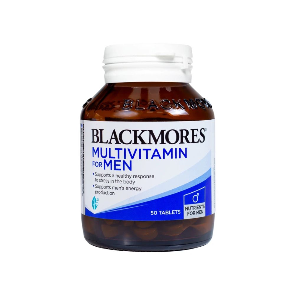 Viên uống Men's Performance Multi L/50v BLACKMORES Vitamin tổng hợp hỗ trợ sinh lực nam giới