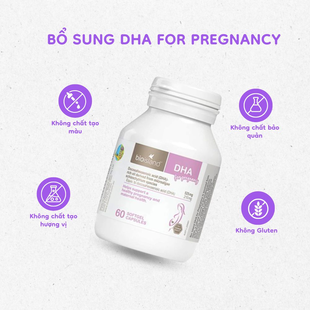Viên uống bổ sung DHA cho mẹ bầu DHA For Pregnancy H/60V