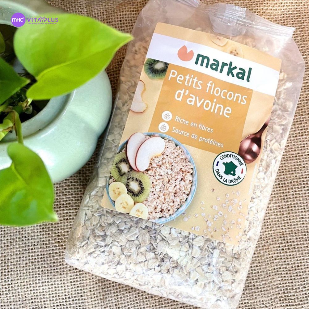 Yến mạch cán mỏng hữu cơ Markal 500g