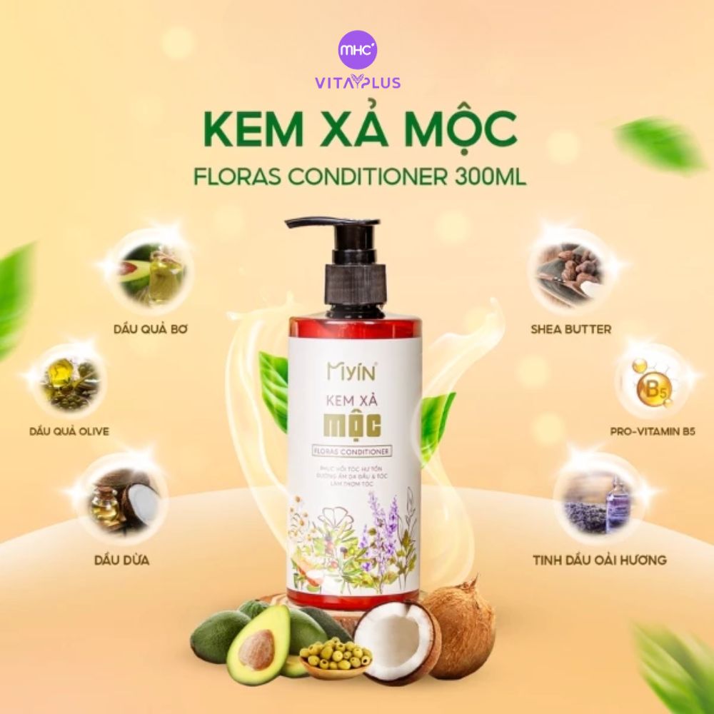 Kem xả Mộc Floras Conditioner MYIN 300ml