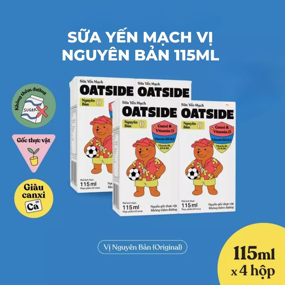Sữa yến mạch vị nguyên bản OATSIDE 115ml