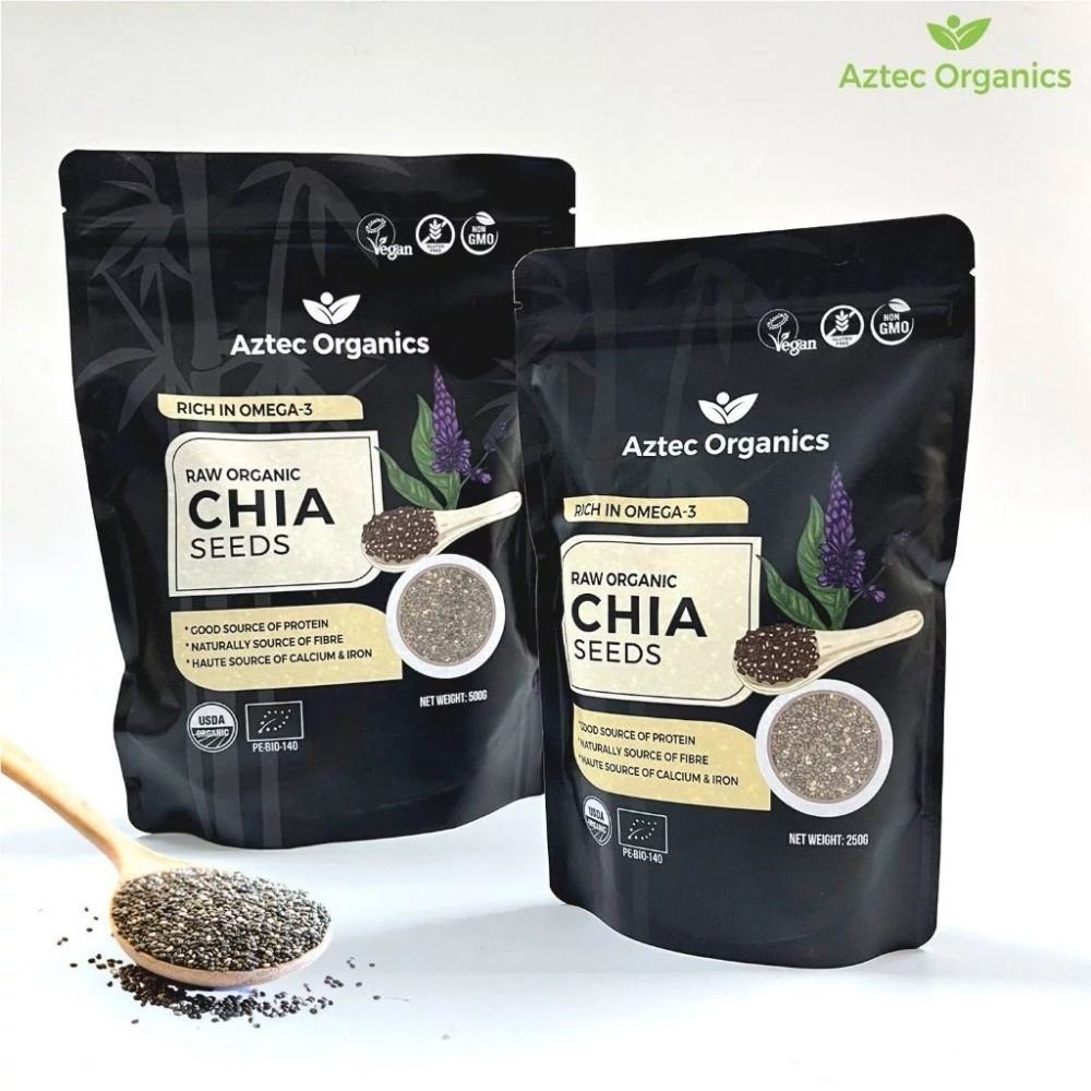 Hạt chia hữu cơ - Aztec Organics 250gr