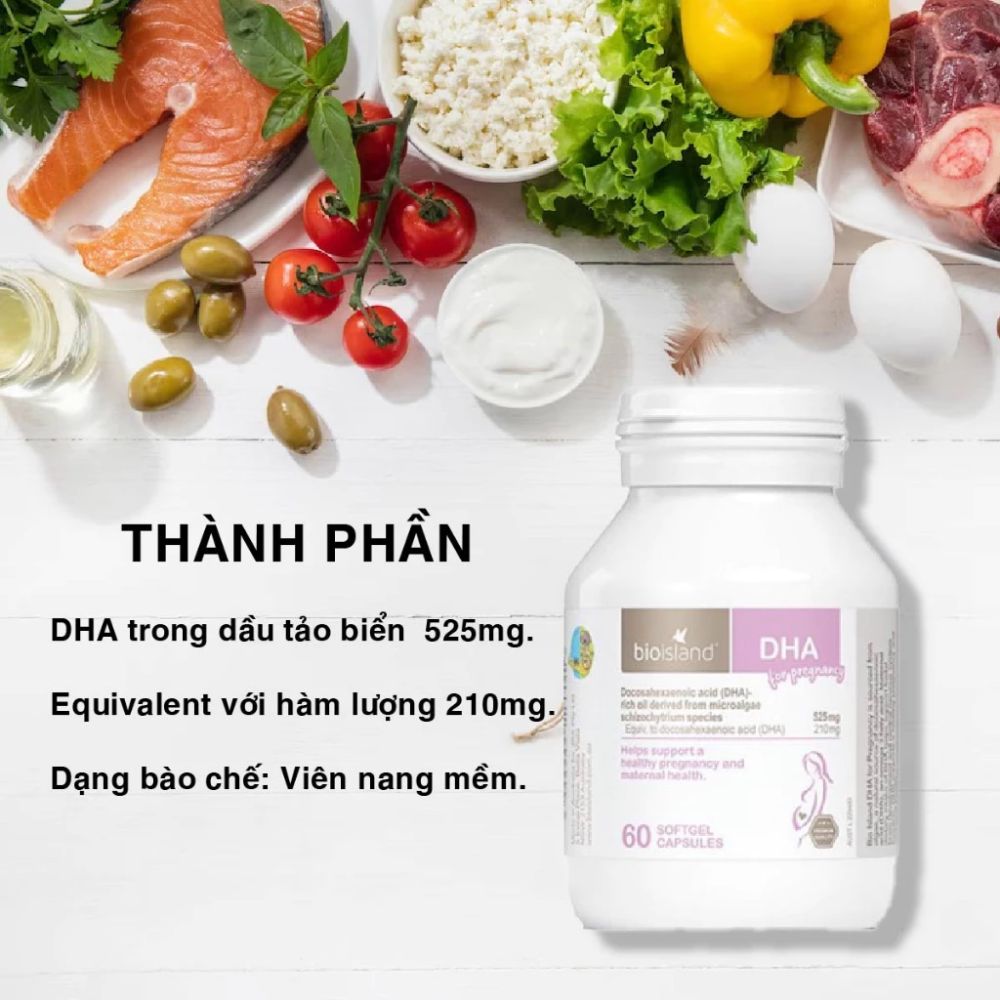 Viên uống bổ sung DHA cho mẹ bầu DHA For Pregnancy H/60V