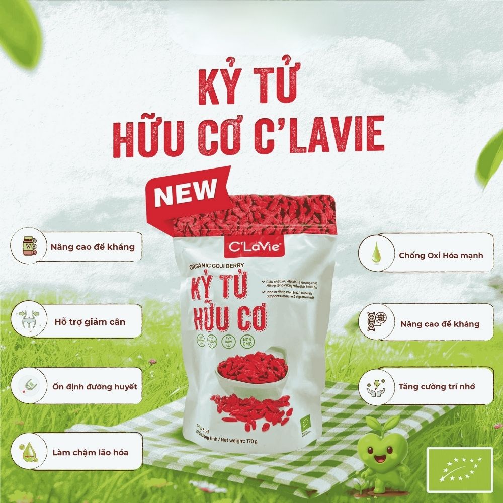 Kỷ tử hữu cơ C'LaVie 170g