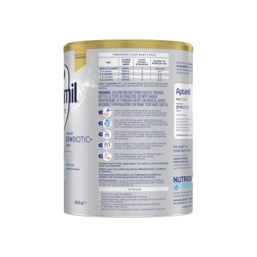 Sữa Aptamil Úc Profutura Số 1 Cho Bé Từ 0-6 tháng tuổi