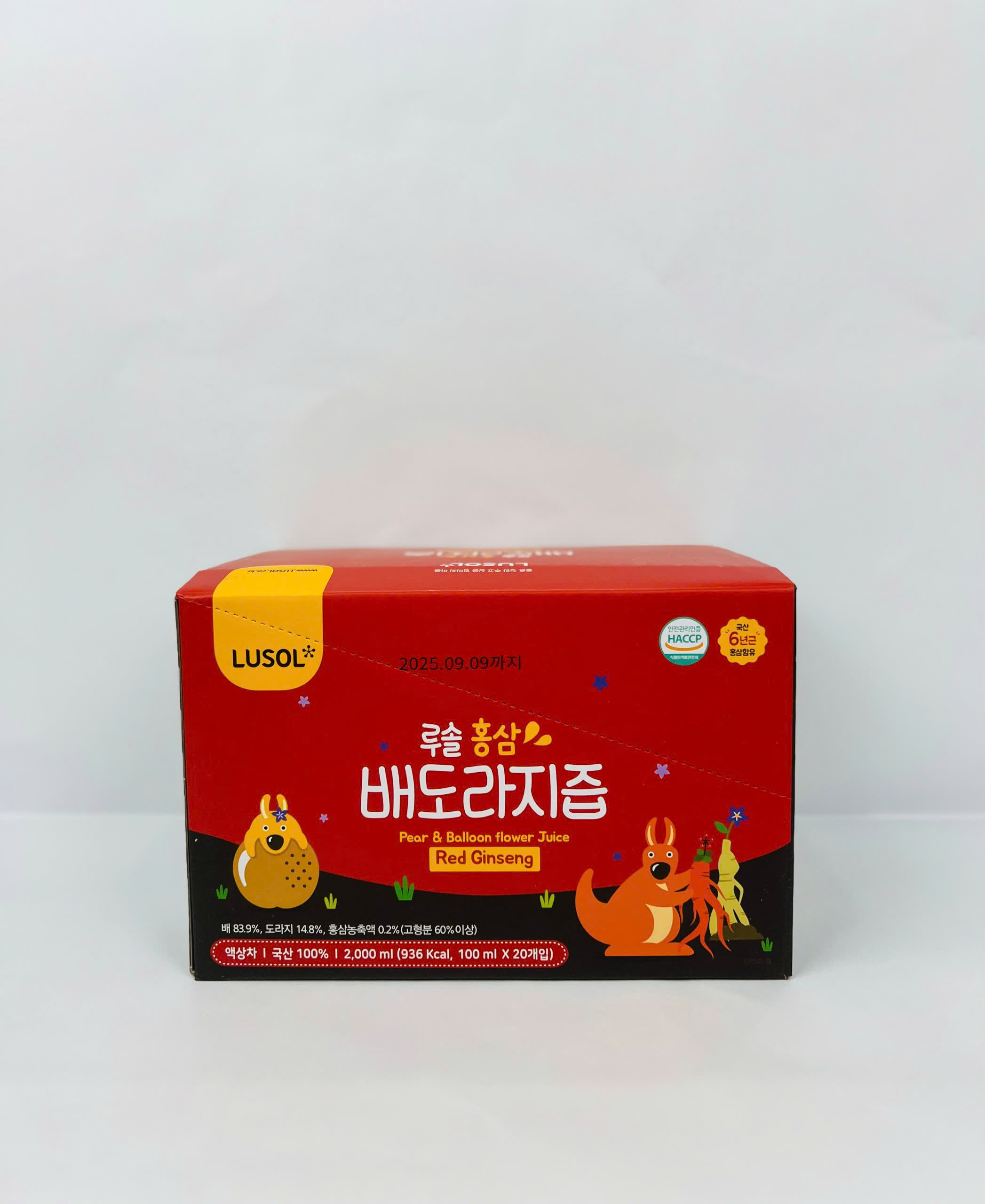 Nước hồng sâm lê hoa chuông đen Lusol cho bé