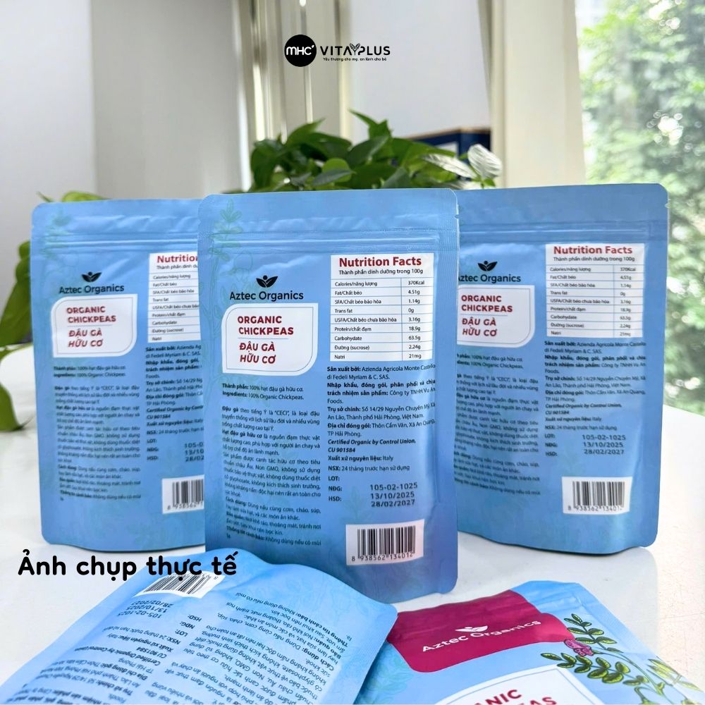 Đậu gà hữu cơ 200gr - Aztec Organics