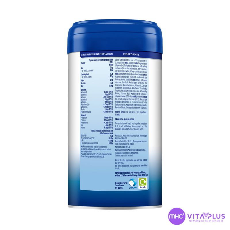 Sữa Aptamil Advanced số 3 800g của Anh cho trẻ từ 1 tuổi trở lên
