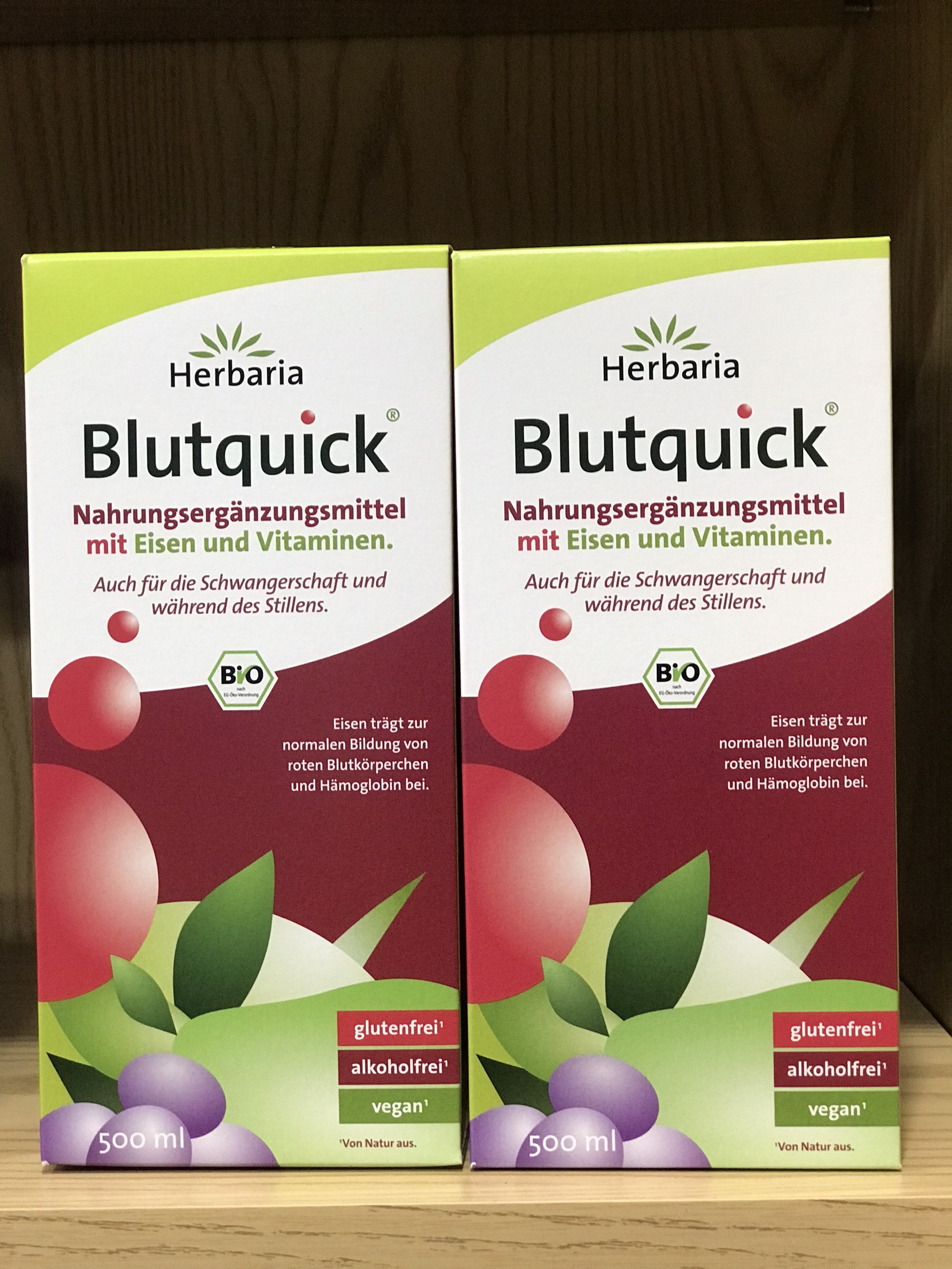 Dung dịch sắt Blutquick hữu cơ Đức 500ml