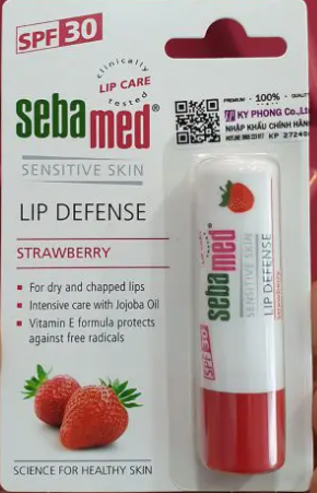 Son dưỡng bảo vệ môi hương dâu Sebamed pH5.5 (4.8g)