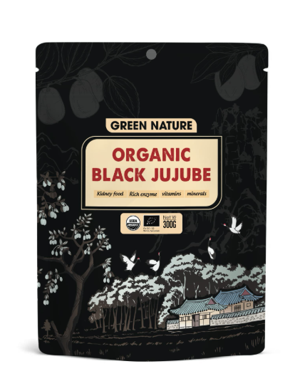 Táo đen hữu cơ Green Nature 300gr