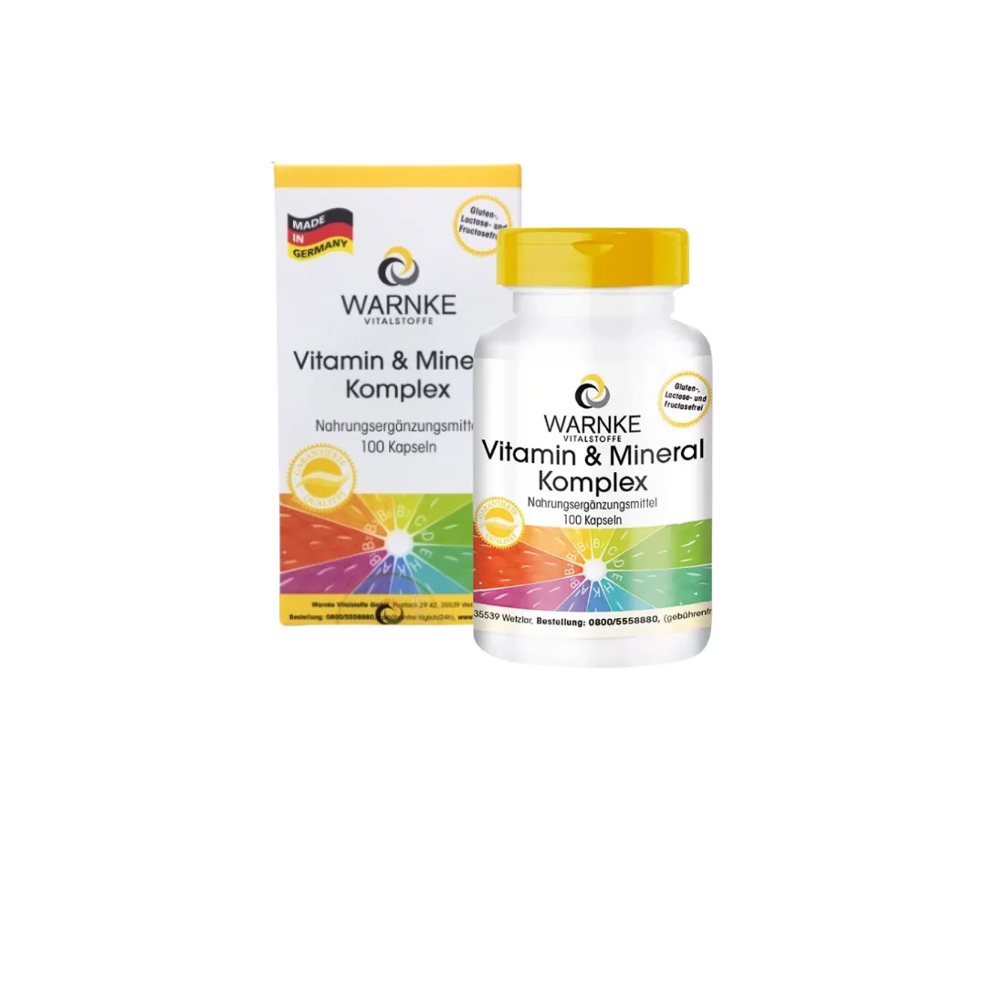 Viên uống Vitamin & Mineral Komplex H/100v WARNKE Vitamin khoáng chất tổng hợp