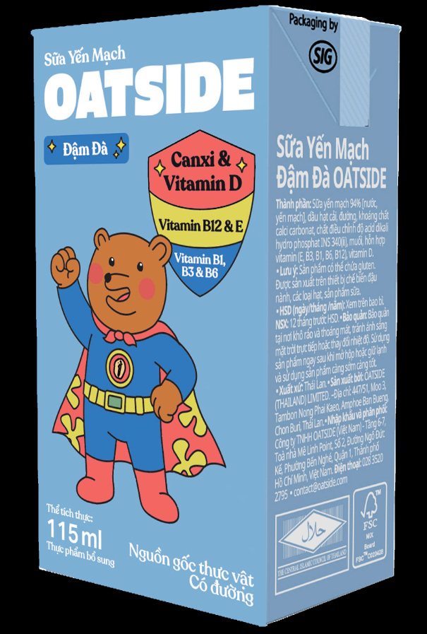 Sữa yến mạch Deluxe OATSIDE 115ml
