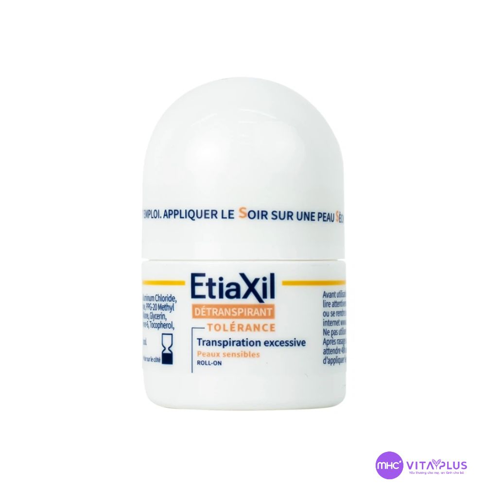 Lăn khử mùi đặc trị H/15ml ETIAXIL da siêu nhạy cảm ( Nhãn nâu)