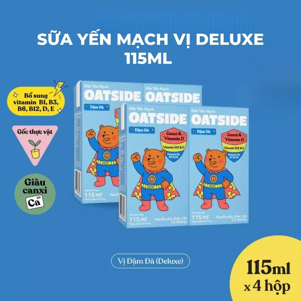 Sữa yến mạch Deluxe OATSIDE 115ml