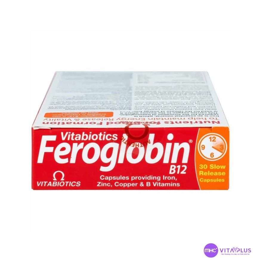 Viên uống bổ máu Feroglobin 30v - Anh