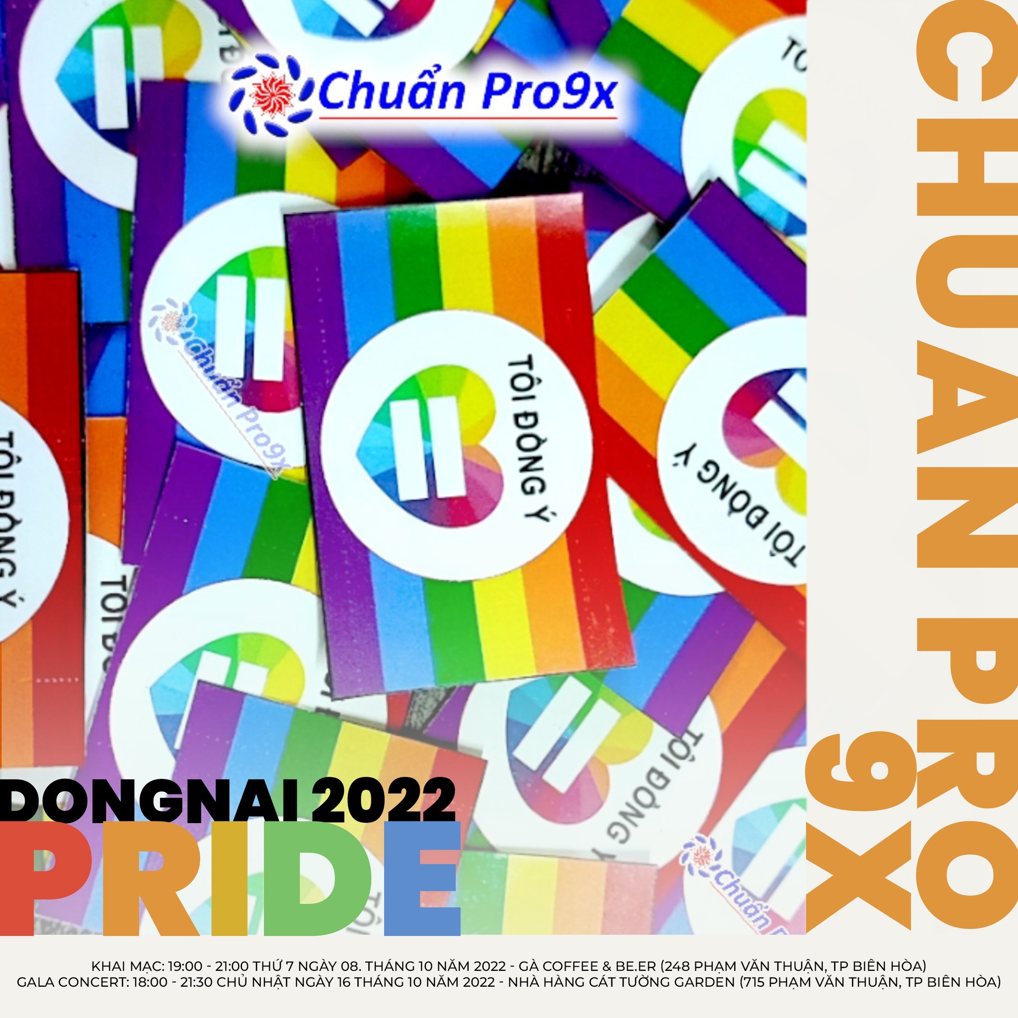 CHUẨN PRO9X ĐỒNG HÀNH CÙNG DONG NAI PRIDE 2022 – NGUỒN LỰC BỀN VỮNG CHO CỘNG ĐỒNG