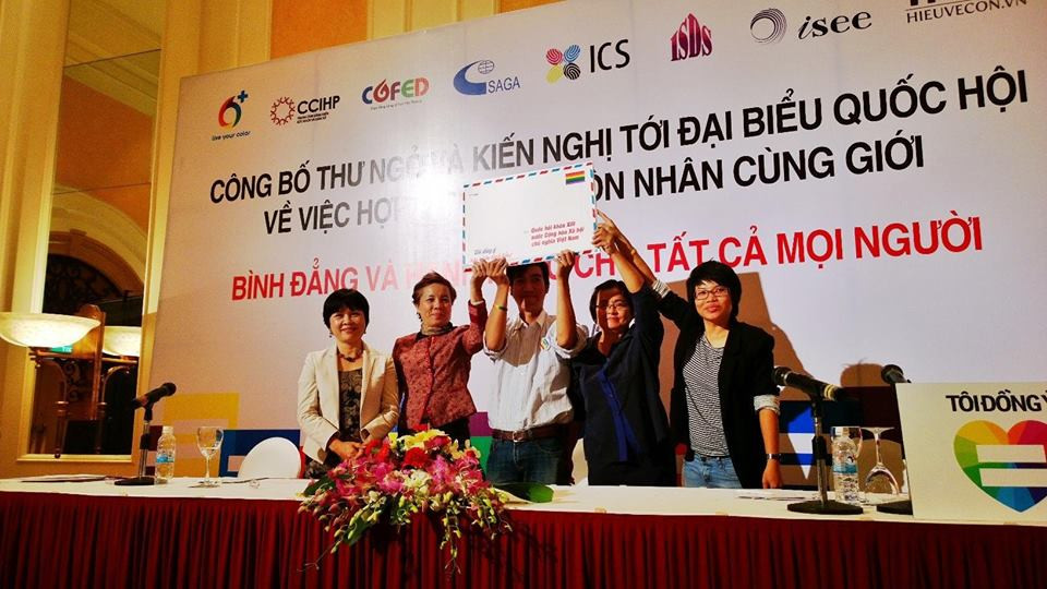 Cộng đồng LGBT công bố thư ngỏ và bản kiến nghị gửi tới các Đại biểu Quốc hội