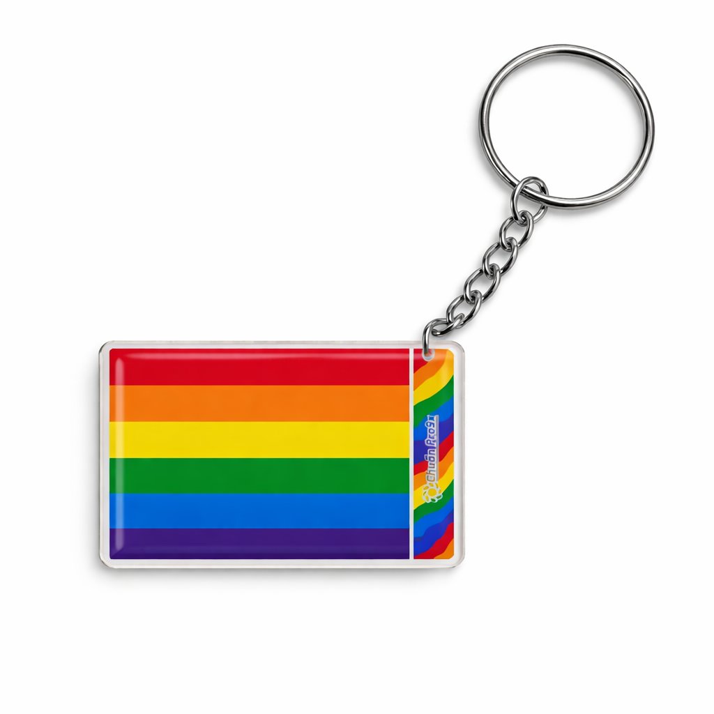 Móc khóa PFLAG VIỆT NAM nhựa dẻo