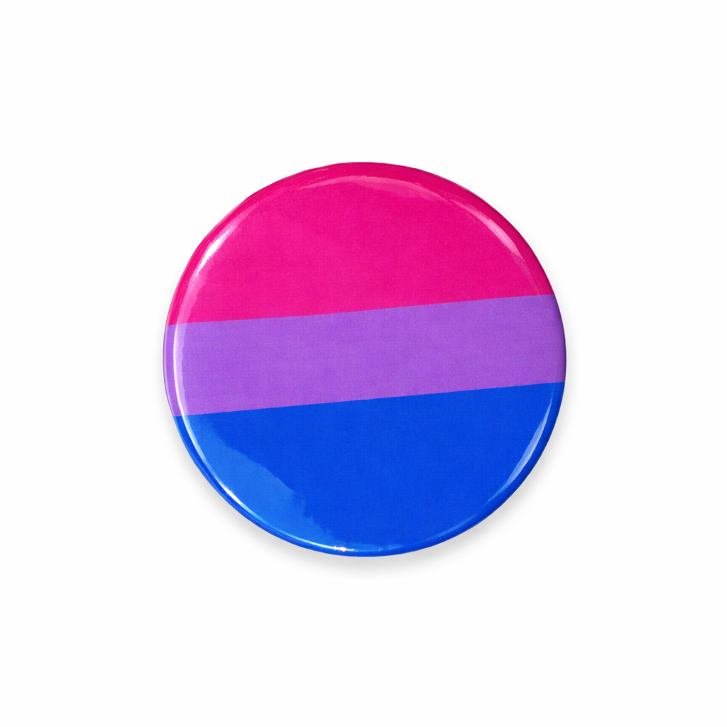 Huy Hiệu LGBT Bisexual (Cờ Song Tính) 44mm – Phụ Kiện Cài Áo Tự Hào