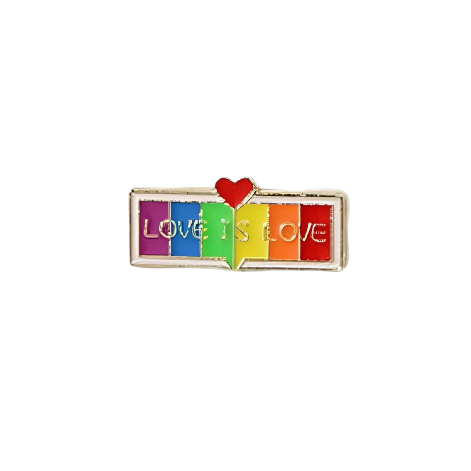 Ghim Cài Áo Love Is Love Lục Sắc – Pin Cài Balo Pride LGBT Cao Cấp Chuẩn Pro9x