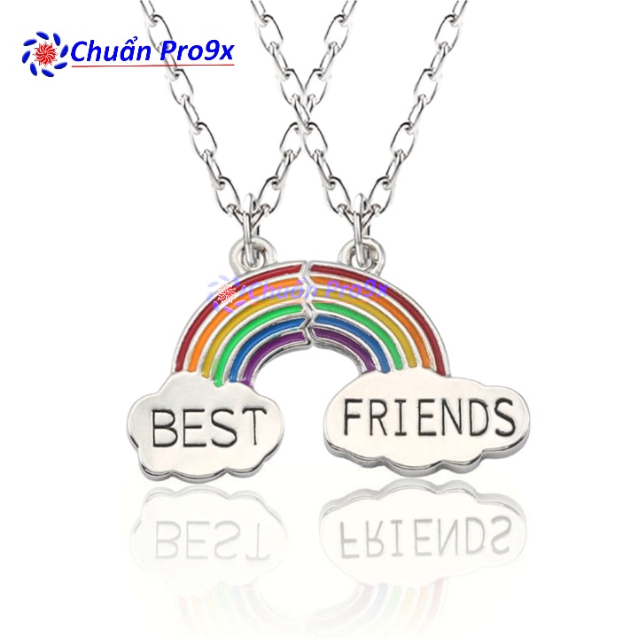 SET 2 Dây Chuyền Cầu Vồng BEST & FRIENDS Rainbow LGBT