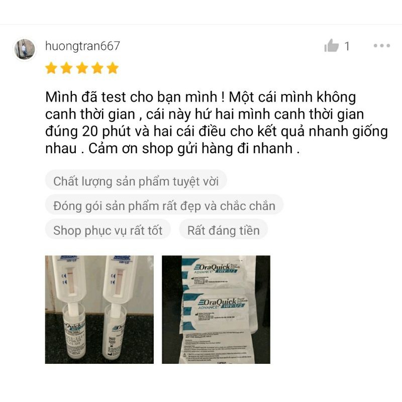 Test Hiv Bằng Dịch Miệng, Que Thử Hiv Oraquick không cần lấy máu