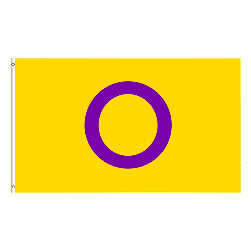 Cờ LGBT Liên giới tính (Intersex Flag)