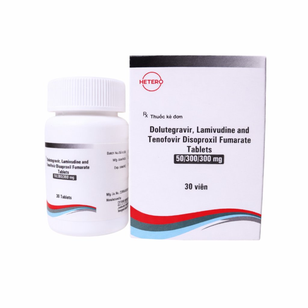 ARV HETERO 50/300/300mg – 30 viên