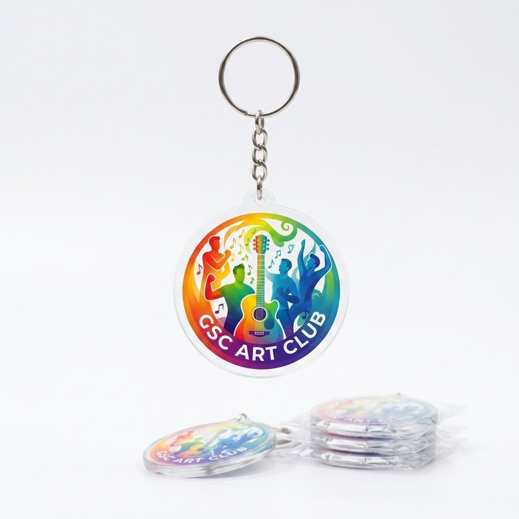 Móc Khóa Mica GSC Art Club Pride – Quà Tặng GSC Art Club