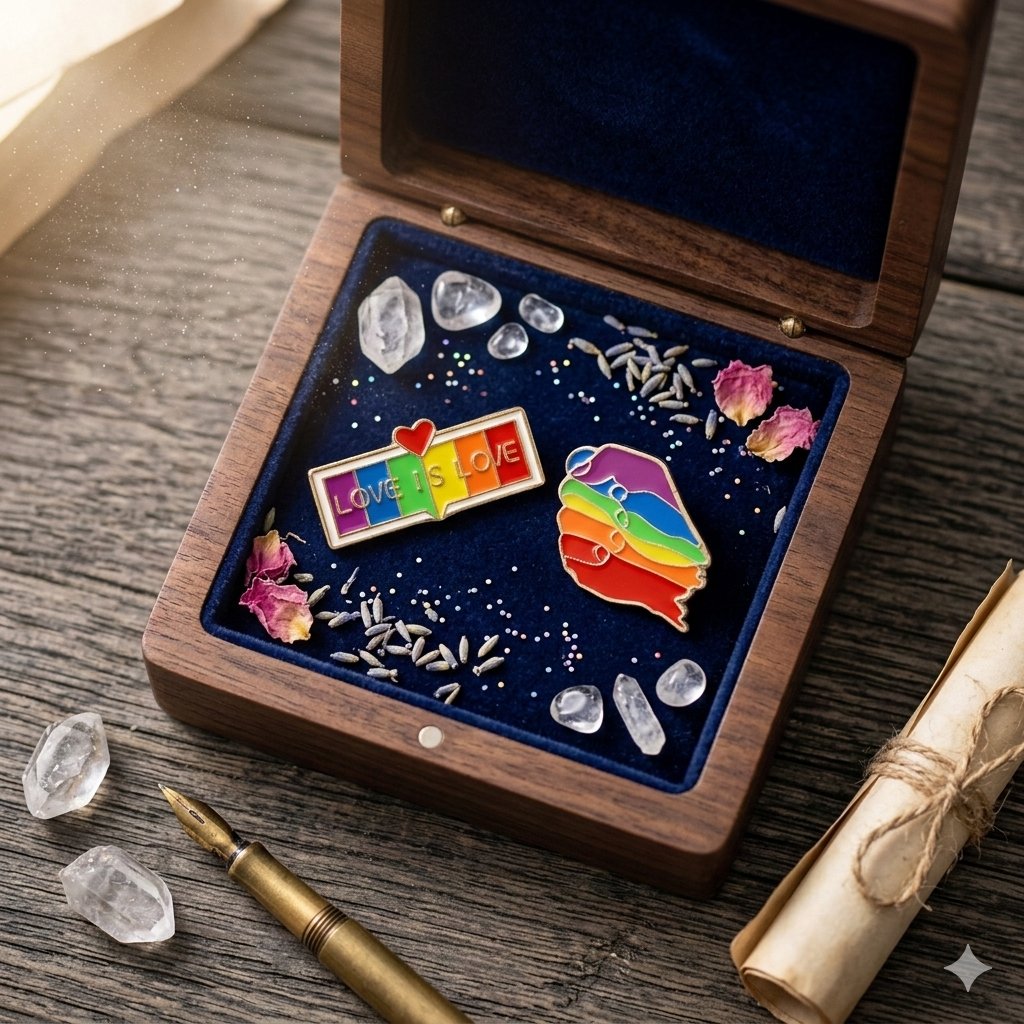 Ghim Cài Nắm Đấm Pride LGBT - Phụ Kiện Cài Áo Sức Mạnh Đoàn Kết