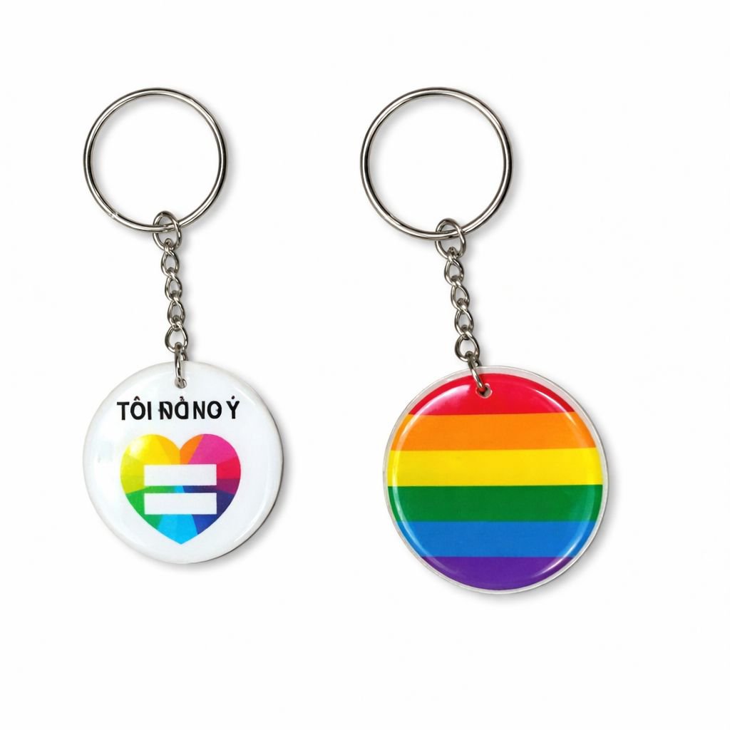 Móc khóa LGBT Tôi Đồng Ý NW2022