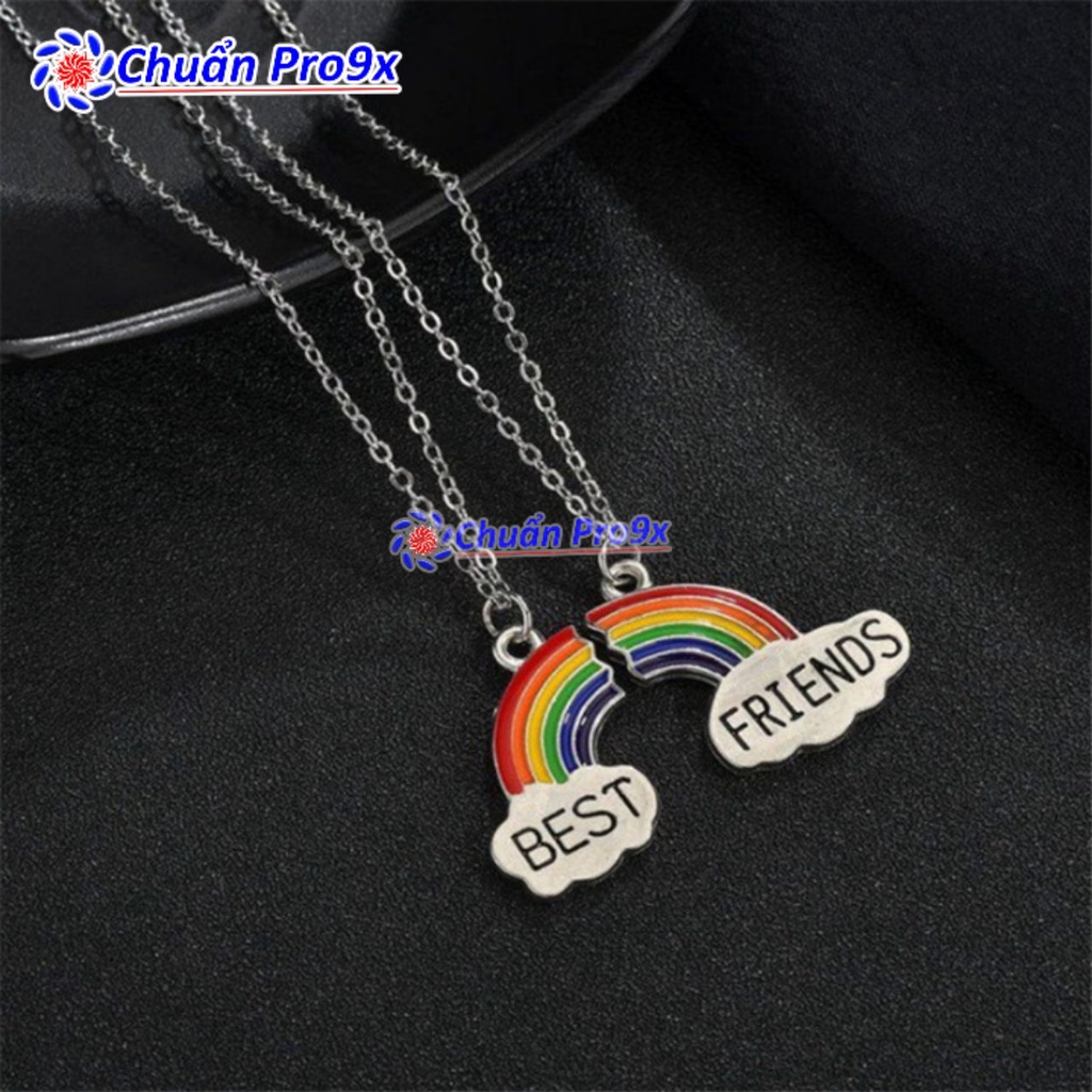 SET 2 Dây Chuyền Cầu Vồng BEST & FRIENDS Rainbow LGBT