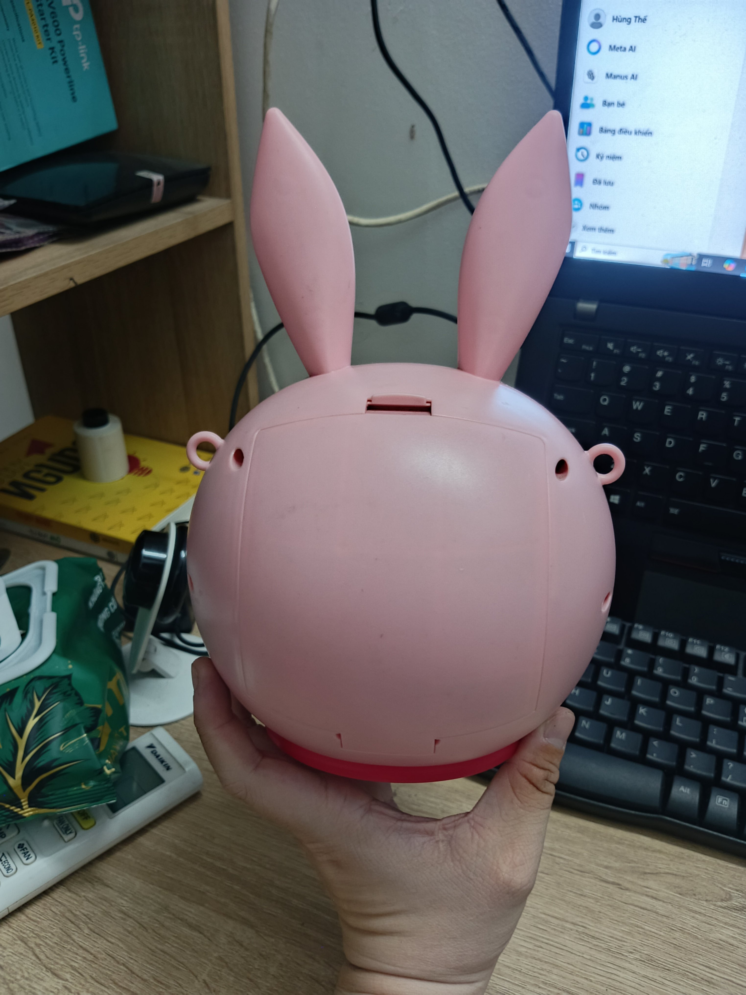 Hộp Bắp Doraemon Phiên Bản Tai Thỏ Pinky - Hàng Sưu Tập Rạp Phim