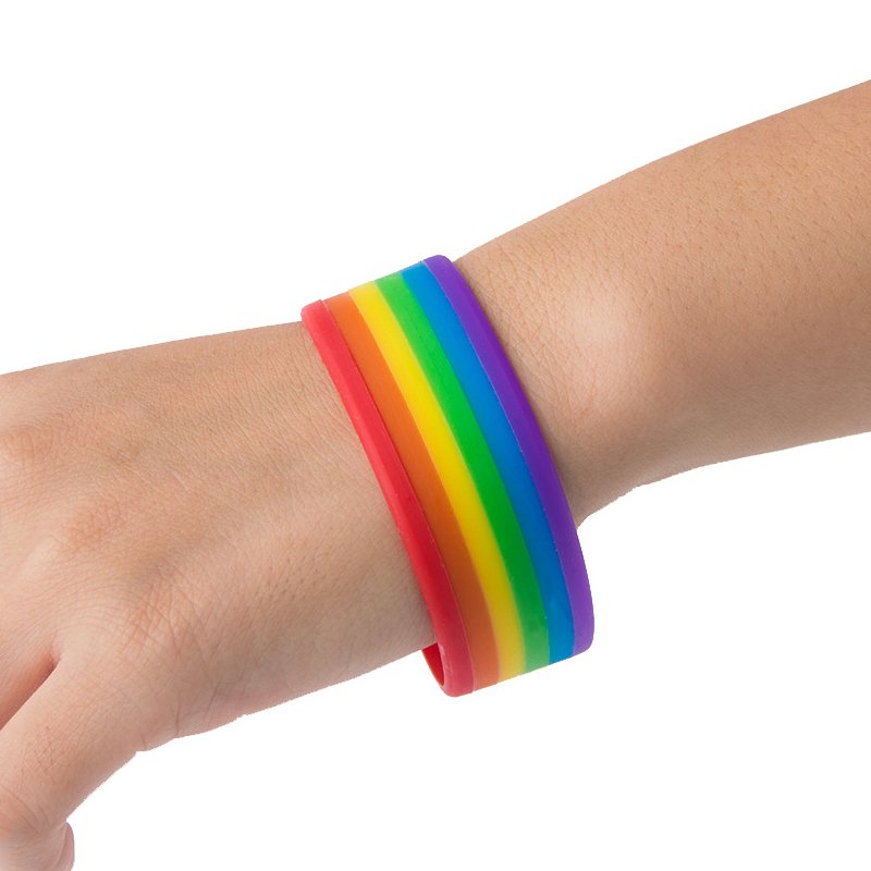 Vòng Đeo Tay Silicone 6 Màu LGBT Pride