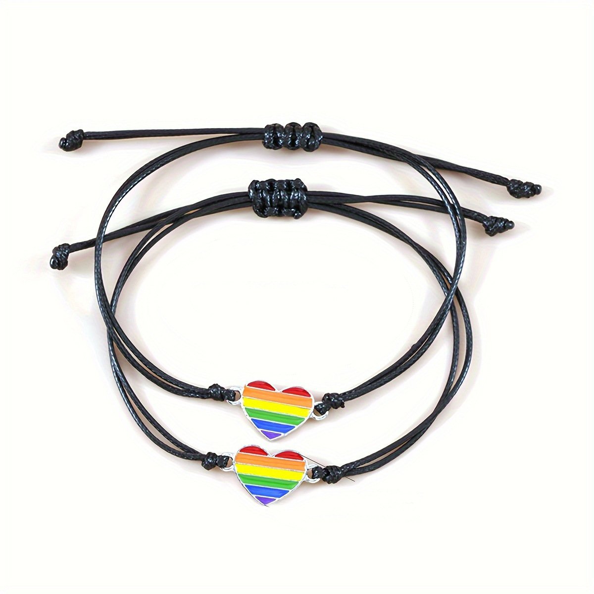 Vòng Tay LGBT Trái Tim Cầu Vồng